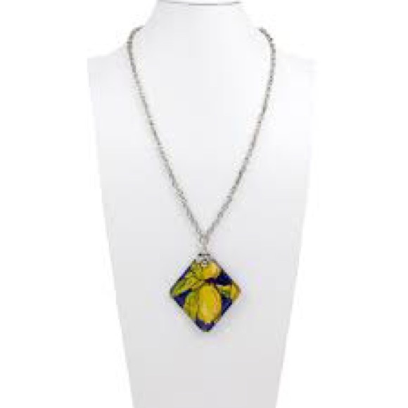 NEW Patricia Nash 🍋 reversible leather 31” necklace - Picture 3 of 6